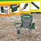 Wakeman Oversized Camping Chair - Heavy Duty Folding Chair with Cooler & Carry Bag by Wakeman Green 75-CMP1126 - alternate 4